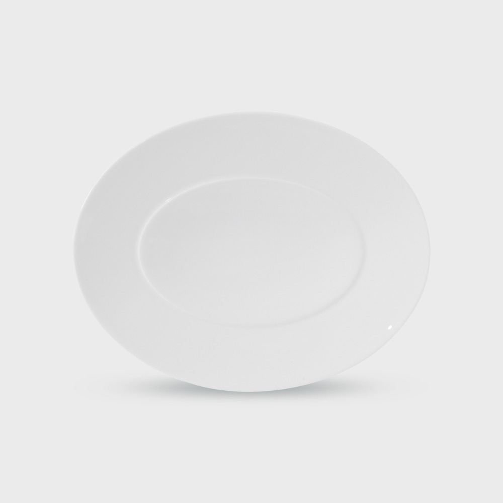 [화이트블룸] Origin Oval Plate