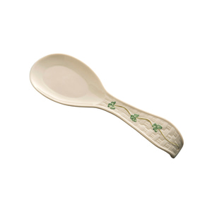 [Belleek] Shamrock Spoon Rest